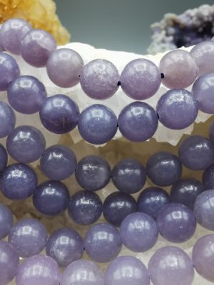 Lépidolite violette 8mm