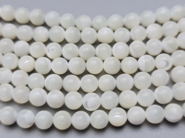 perles ronde nacre 6 mm