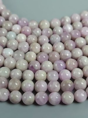 Perles ronde kunzite 8 mm