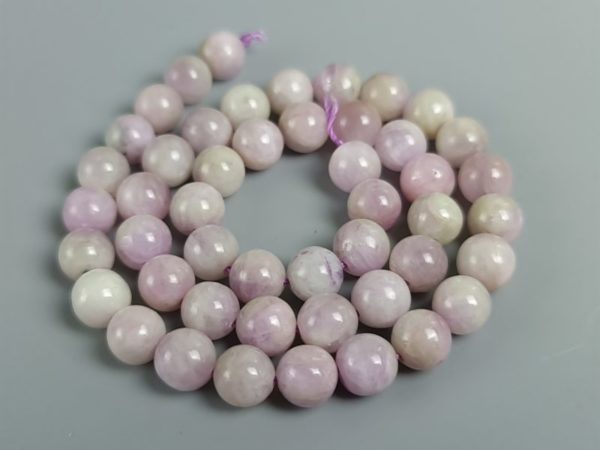 Perles ronde kunzite 8 mm