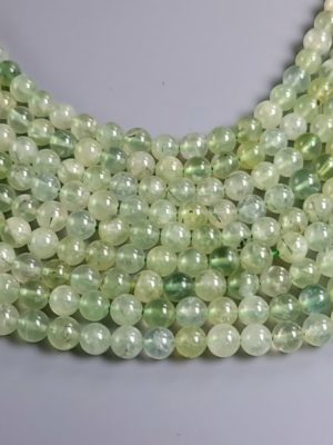 perles prehnite 8 mm