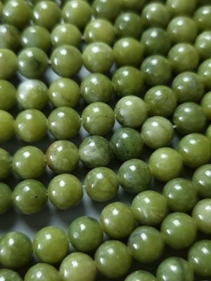 Perles jade 8mm, fil 40cm