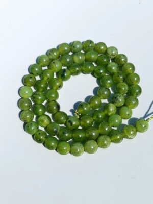 perles Jade néphrite 6mm