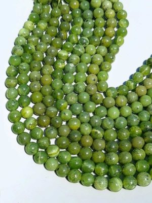 perles Jade néphrite 8mm