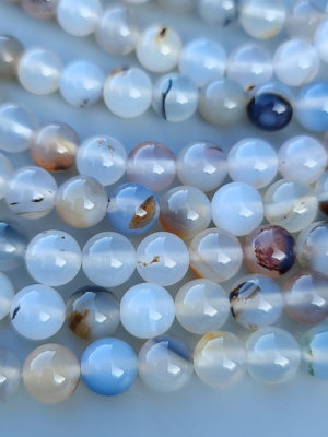 perles d'agate montana 8mm