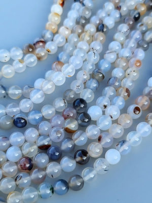 perles d'agate montana 8mm