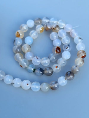 perles d'agate montana 8mm