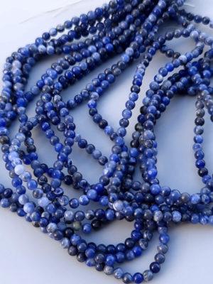 perles sodalite 4 mm