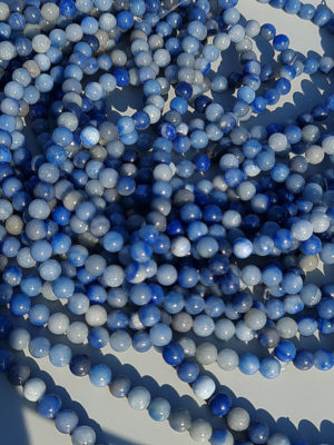 perles aventurine bleu 8mm