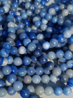 perles aventurine bleu 8mm