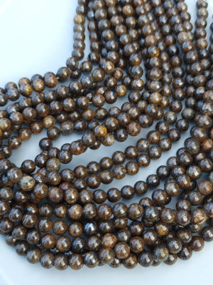 perles bronzite 6mm
