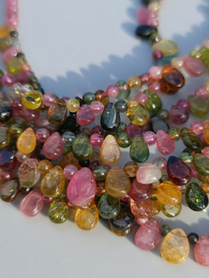 collier de tourmaline multicolor AA