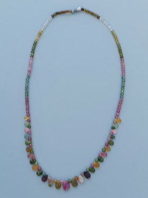 collier de tourmaline multicolor AA