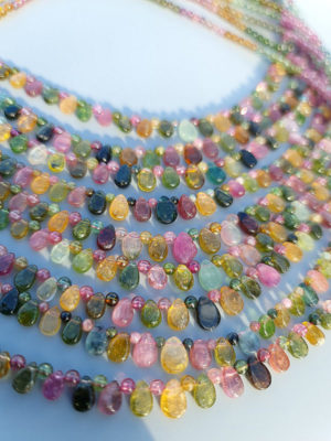 collier de tourmaline multicolor AA