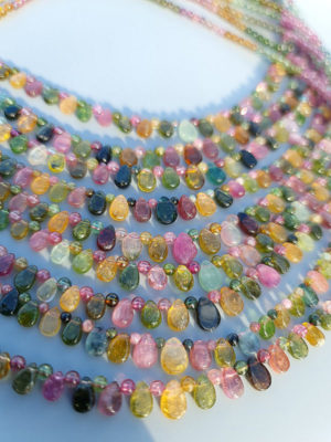 collier de tourmaline multicolor AA