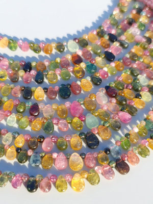 collier de tourmaline multicolor AA