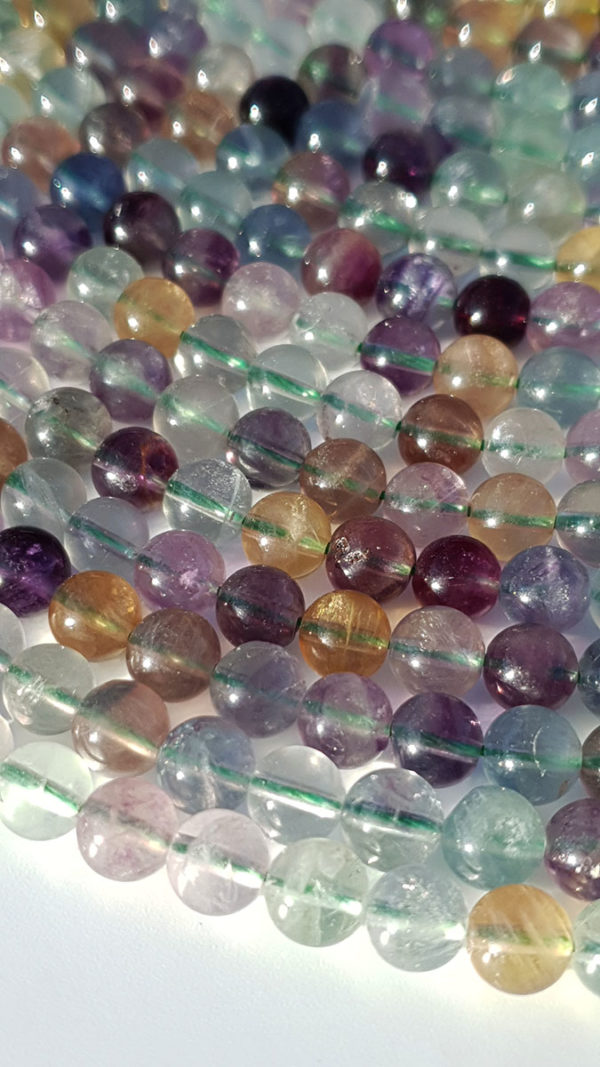 perles fluorite AA 8mm