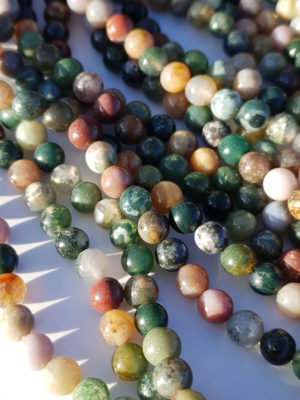 perles agate indienne 6mm