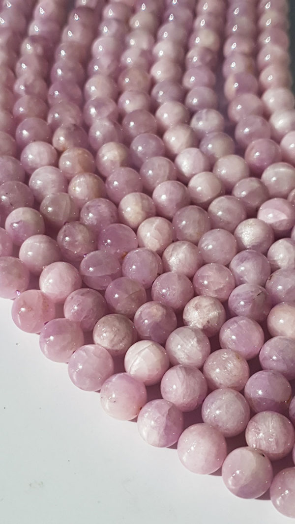 perles kunzite A 8mm