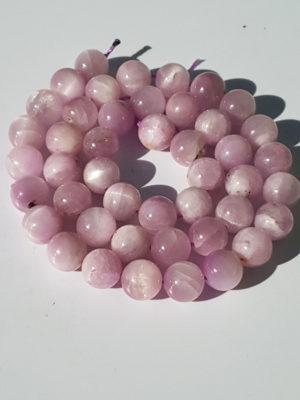 perles kunzite A 8mm