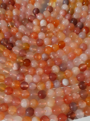 perles d'agate de Yanyuan 6mm