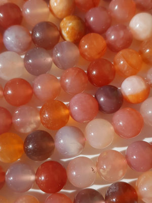 perles d'agate de Yanyuan 8mm