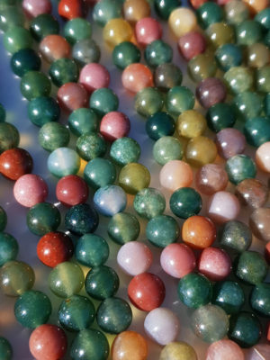 perles agate indienne AA 6mm