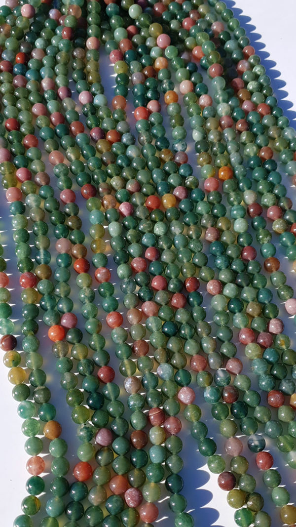 perles agate indienne AA 8mm