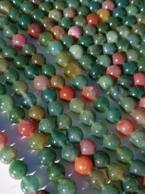 perles agate indienne AA 8mm