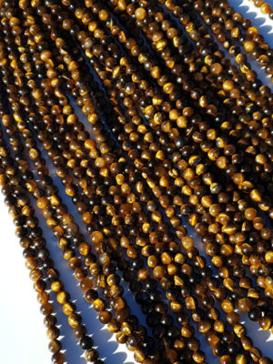 perles oeil de tigre 6mm