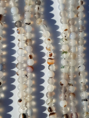 perles d'agate montana 4mm