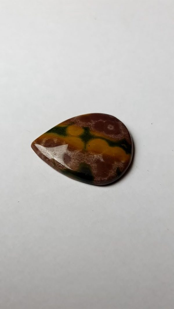 cabochon jaspe orbiculaire / ocean rare couleur