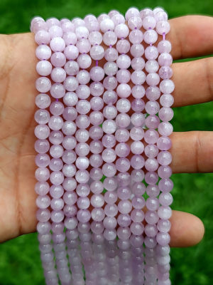 perles Kunzite AA 6mm