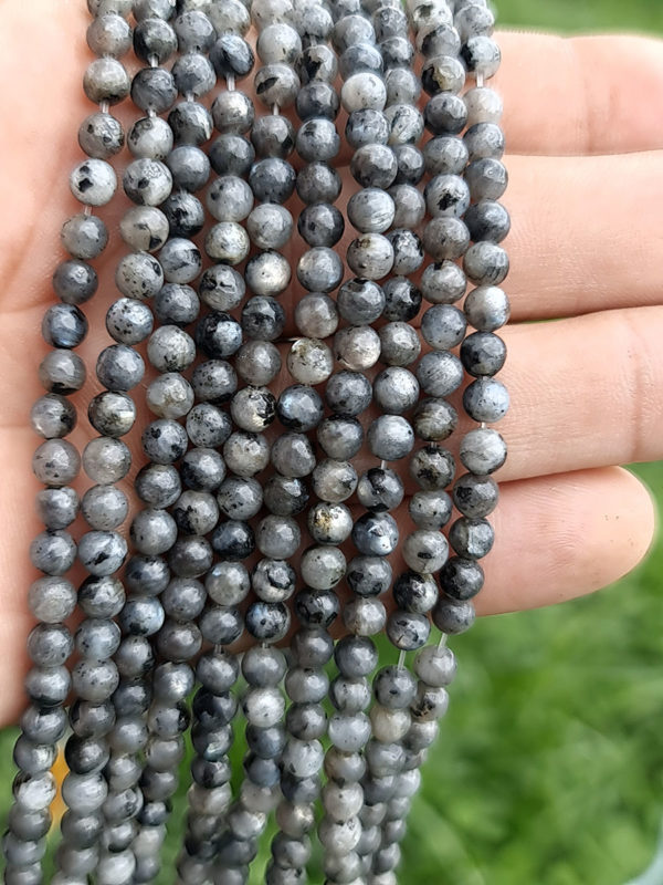 perles Larvikite 4mm