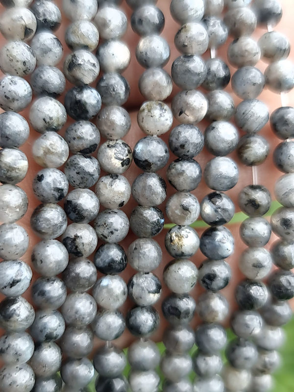 perles Larvikite 4mm