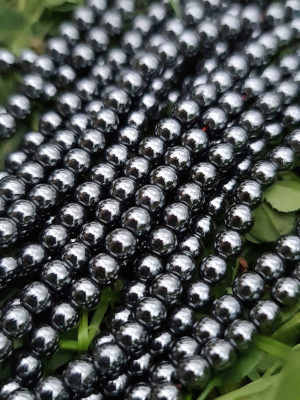 Fil perles hematite A 4mm