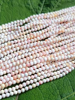 Perles facettés opale rose 3mm