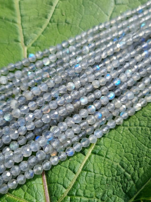 Perles facettés labradorite 3mm