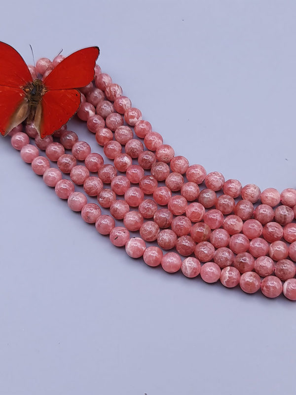 fil perles Rodochrosite AA 8mm