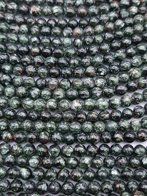 fil perles seraphinite 8mm