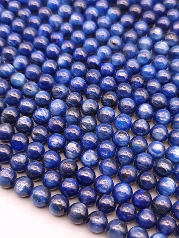 fil perles cyanite AA 8mm