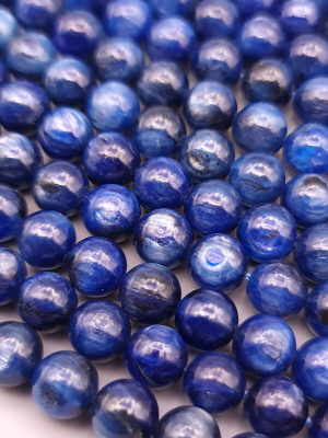 fil perles cyanite AA 8mm