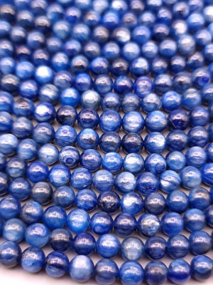fil perles cyanite AA 6mm