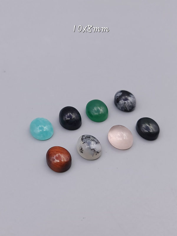 cabochon calibré 10x8mm