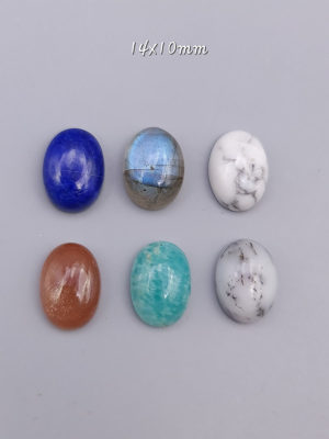 cabochon calibré 14x10mm - Fournisseur perles cabochons pierres naturelles - Morning stone