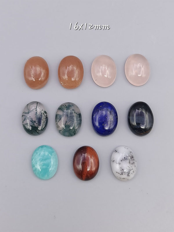 cabochon calibré 16x12mm Fournisseur perles cabochons naturelles