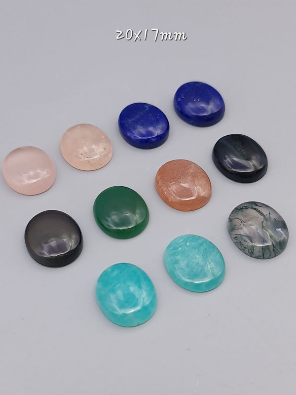 cabochon calibré 20x17mm