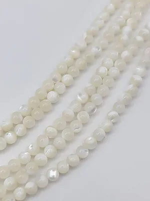 Perles nacre 4mm