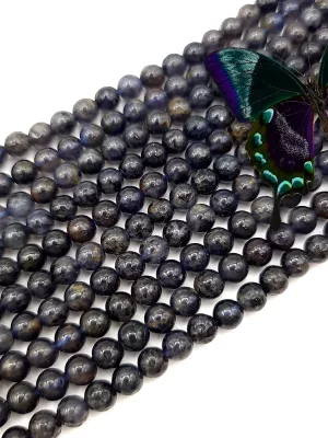 fil perles iolite 8mm