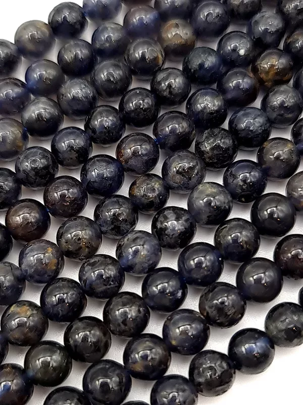 fil perles iolite 6mm